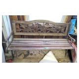 Wooden bench