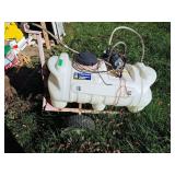 Powerfist Pull behind 25 gal sprayer  36"ï¿½25"h