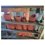 Snow fence 48" h metal poles metal stakes some 7