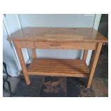 Wood Worktable - 49"Wx25"Dx36"H