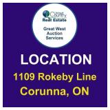 Location: 1109 Rokeby Line Corunna, ON