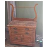 Vintage Oak Wash Stand