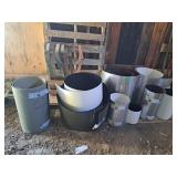 Various rolls of sheet metal, 60