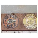 Metal Decor Signs - Ford, Chevy, Dodge, etc.