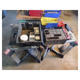 Pair of Plastic Work Tables, Hardware,