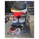 Metal Toolbox, Saw Blades, Freud Templet Guide