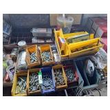 Large Assortment of Hardware & Bins