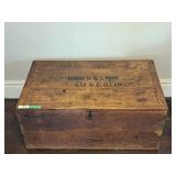Capt W. D. LAND 6TH D.C.O. LANCERS Chest Crate