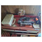 Metal Toolbox, Nails & Staples, Flashlights,