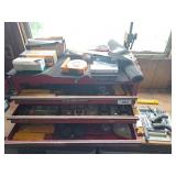 Tool Chest, Floor Staples, Stud Finder, Angle