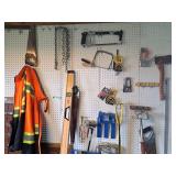 Saws, Levels, Rollers, Safety Jacket, etc.