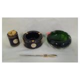 Table Lighter Ashtrays Letter Opener