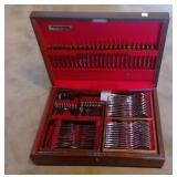 132 Piece Set, Stainless Flatware