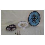 Home Decor Lot Including Decorative Plates
