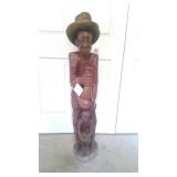 Carved Statue From Haiti