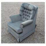 Blue Fabric Chair
