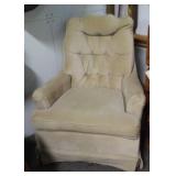 Beige / Cream  Fabric Chair