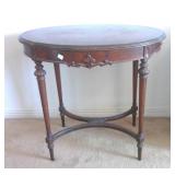 Antique Oval Hall Table