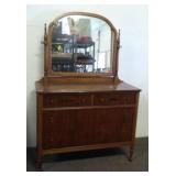 44x19x62 Dresser And Mirror Combo