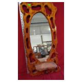 Wood Mirror / Shelf