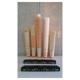 2 Tool Racks With Vintage Unused Milk Cartons