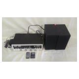 Blue Tooth Receiver With 2 Speakers & Remote