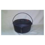 Cast Iron Pot  With Lid Tinday