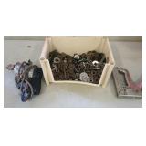 Storage Bin With Various Screws And Washers ,