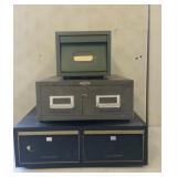 Set Of 4 Metal Storage Cabinets