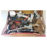 Sprayers, Pneumatic Drills, Clamps.