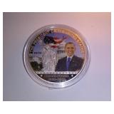 Barack Obama Colour Commemorative Coin