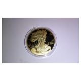 2018 Gold Plate Liberty Commemorative Coin