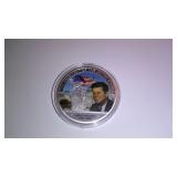 John F Kennedy Colour Commemorative Coin