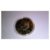 2017 Donald Trump Gold Plated Commemorative Coin