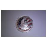 2017 Donald Trump Colour Flag Commemorative Coin