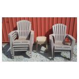 Set Of 6 Outdoor Chairs