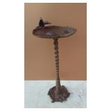 Antique Metal  Birdbath Or Ashtray