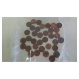 Various British Pence.