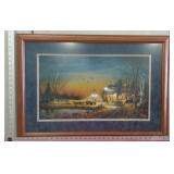 Terry Redkin Country Scene Picture