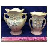 Pair of Vintage Hull Pottery Wildflower Vases