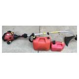 Weed Whacker & 2 Gas Cans