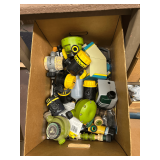 Contents in Boxes Consisting of Lawn Watering Items such as Timers, Hose Connectors, Washers, Nozzles & More