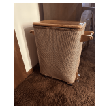 Vintage Wicker Laundry Hamper
