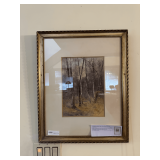 Maud NAFTEL (1856-1890) Fontainebleau, 1883 Aquarelle Signé, daté et titré