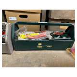 Vintage Metal Hand-E-Toter Tool Box & Contents