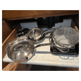 Contents of Cabinet: Cookware & Bowls