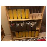Bookcase & Contents of Magazine Storage Containers & Magazines