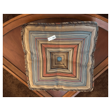 Multicolor Geometric Throw Pillow