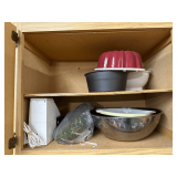 Contents of Cabinet: Bowls & More