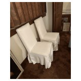 Two Covered Chairs